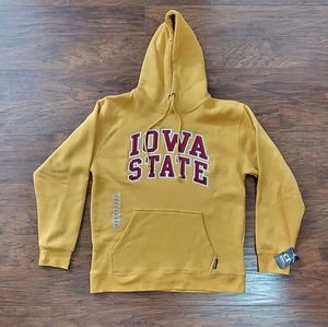 Iowa State Drawstring Embroidered Hooded Sweatshirt Size Medium